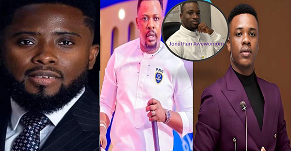 (Left-Right): Bernard ElBernard, Prophet Nigel Gaisie, Prophet Telvin Sowah