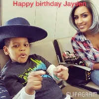 Juliet Ibrahim and son, Jayden