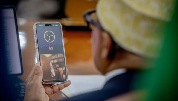 President Abdirahman Mohamed Abdullahi of Somaliland holds a phone call with Israeli Prime Minister