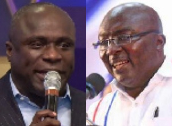 Rev Victor Kusi Boateng (left), Vice President Bawumia (right)