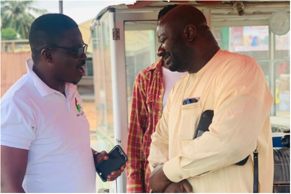 Emmanuel Allotey and Dr Adomako Kissi when they met