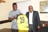 Amed Toure put pen to paper on Tuesday evening in the Ivory Coast capital, Abidjan