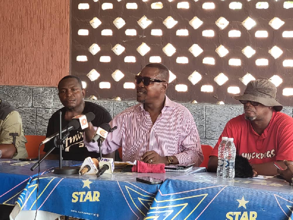 Some of the NDC organisers at the presser