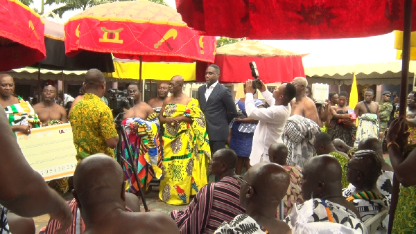 The donation was officially presented at Manhyia Palace on Tuesday, May 7, 2025