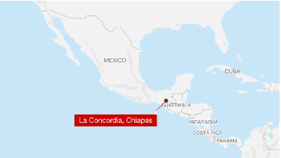 The Chiapas state Attorney General's Office reported six people had been killed in La Concordia
