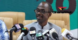 Asiedu Nketia, General Secretary for the NDC addressed the media at the party's headquarters