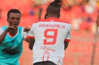 Steven Mukwala celebration his goal