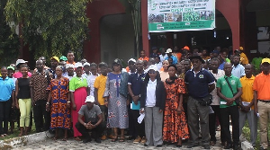 Participants in a group photo