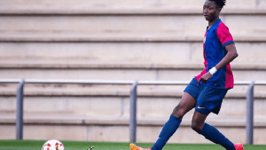 Gariba made his UEFA Youth League debut for Barcelona against PSG