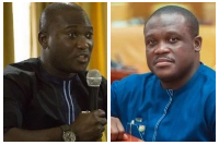 Hassan Tampuli [L] and Sam George