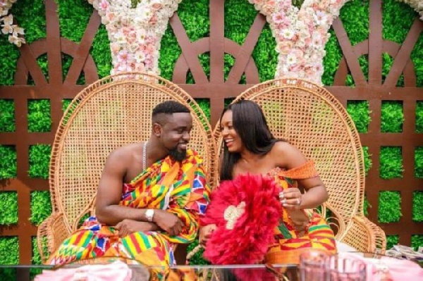 Tracey and husband Sarkodie