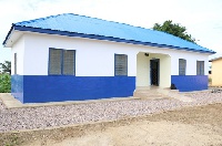 A newly constructed contemporary bath-house facility