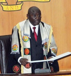 Edward Doe Adjaho was elected Speaker of Parliament in 2012 and served until the 6th of Jan., 2017