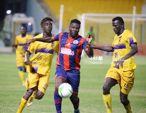 Legon Cities and Medeama SC played in GPL week 3 fixture