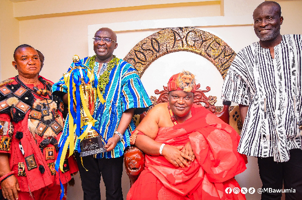 Dr. Bawumia, Nii Ayi Bonte II and Titus Glover