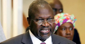 Riek Machar, suspended South Sudan First Vice President