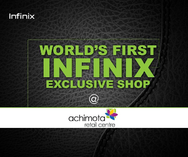 Infinix to open exclusive shop at the Achimota Mall