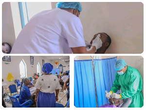 Collaged Photos Of KATH Dentists And Some Prison Inmates 