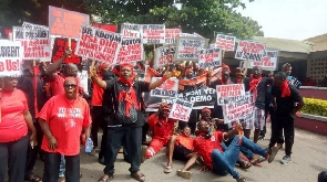 Gold customers protest