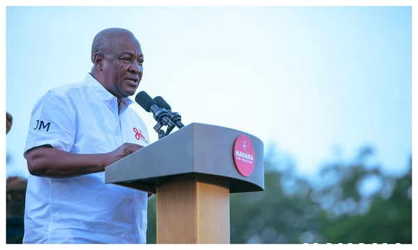 John Dramani Mahama,is the flagbearer of the NDC