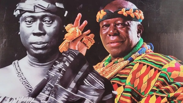 King Prempeh I (L) and Otumfuo Osei Tutu II