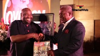 Chief Dele Momudu unveiled the magazine with President Mahama