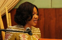 Chairperson of the Electoral Commission,  Jean Mensa