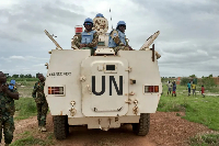 UN peacekeepers provide security during UN refugee chief’s visit to Bentiu camp