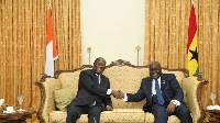 President Akufo-Addo and Ivorian counterpart Alassane Ouattara