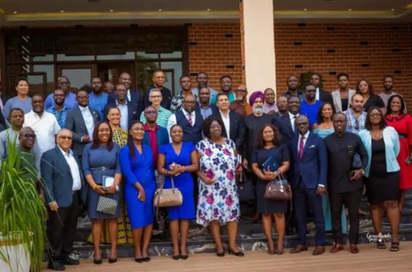 A group photograph from the maiden New Year Business Forum