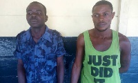 The two suspects were arrested separately at Kwame Nkrumah Circle