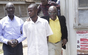 Charles Antwi en route to a Psychiatric hospital
