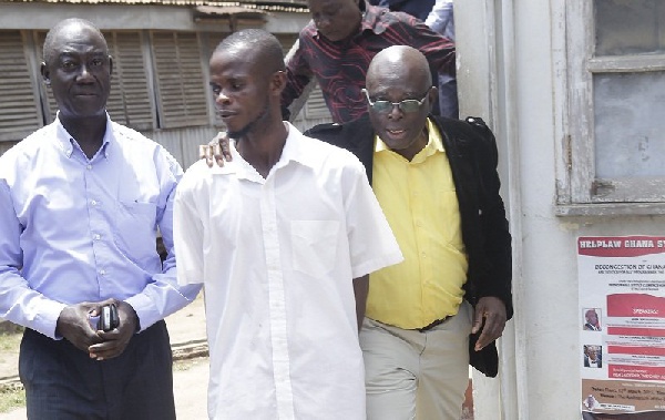 Charles Antwi en route to a Psychiatric hospital