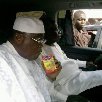 Nana Akufo-Addo enjoying his Kalypo