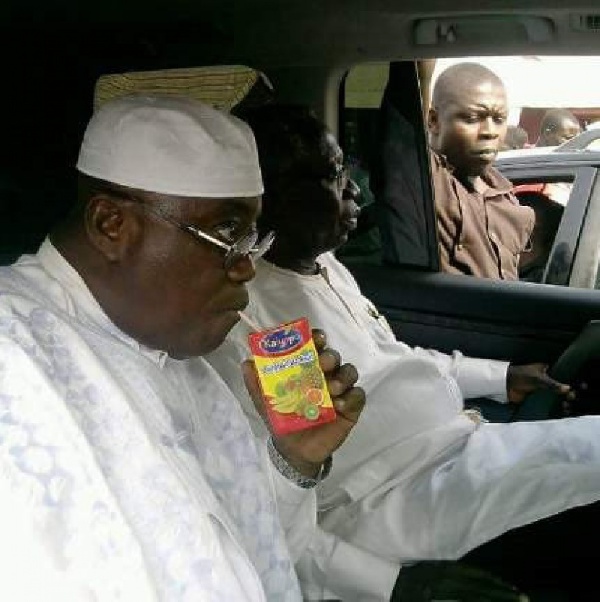 Nana Akufo-Addo enjoying his Kalypo