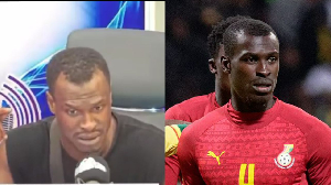 Edwin Gyimah was visibly emotional during a live radio interview Edwin Gyimah was visibly emotional during a live radio interview