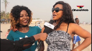 Excited patrons of the Labadi beach shared their experiences