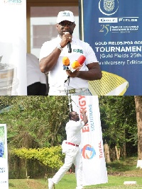 Mr. Tony Kwame Mintah, president for the Ghana Professional Golfers Association
