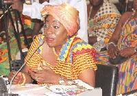 Minister of Tourism, Arts and Culture, Mrs Catherine Abelema Afeku