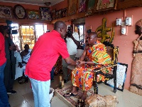 Vice President, Paa Kwesi Bekoe Amissah-Arthur visits Goaso palace on his campaign tour