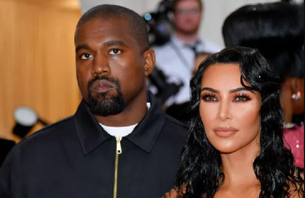 Kanye West and Kim Kardashian