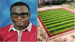 Robert Coleman with the over view of the latest Accra Academy Astroturf