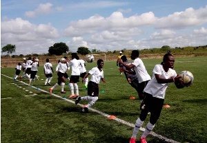 Black Queens players are preparing for the 2018 AWCON