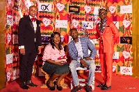 Okyeame Kwame and a few guests at the event