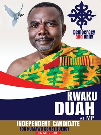 Independent Parliamentary candidate in the just-held Kumawu by-election, Kwaku Duah