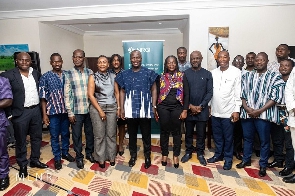 Minister for Lands and Natural Resources, Samuel Abu Jinapor with the Civil Society Organizations