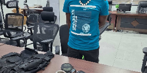 The suspect, identified as Josiah Elorm Kwame Amezado, is a self-styled fetish priest The suspect, identified as Josiah Elorm Kwame Amezado, is a self-styled fetish priest