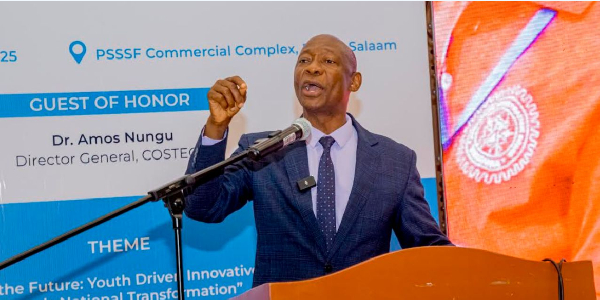 Dr Charles Msonde speaks at the Youth Engineering Forum 2025