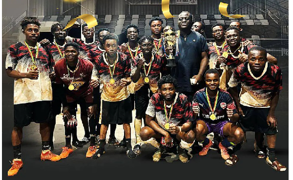 Nkenkaasu ‘A’ FC won the tournament