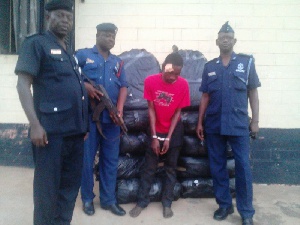 Jonathan Dada - The suspect being held by the Police
